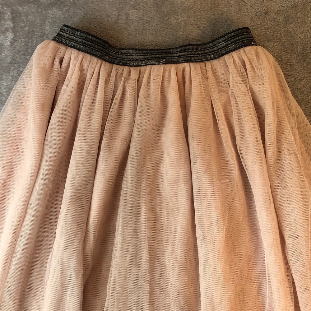 Blush Pink Tulle Skirt